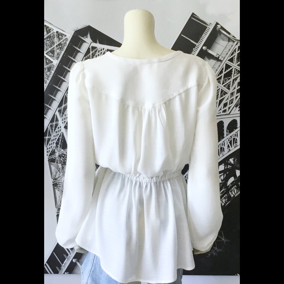 FREE PEOPLE Lace Front Blouse - Picture 3 of 5